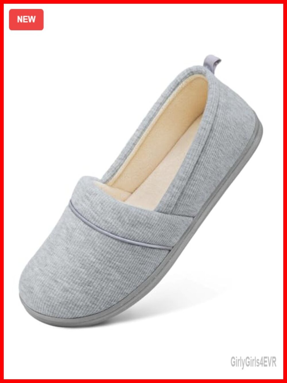 Women's Comfy Loafer Slippers Memory Foam Non-slip Indoor House Shoes
